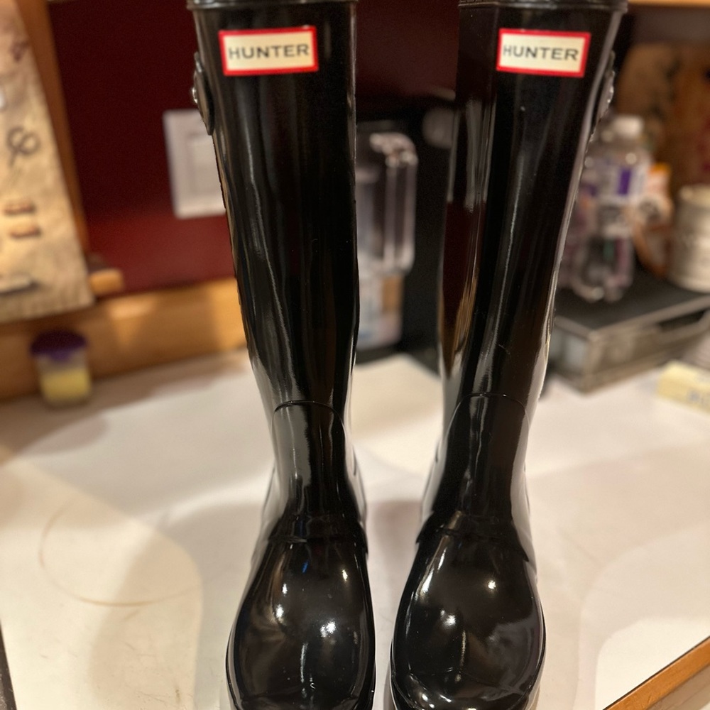 Tall Gloss Hunter Boots